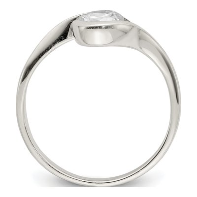 Sterling Silver CZ Ring – view 2