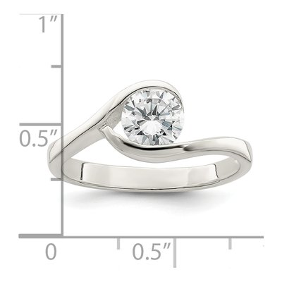 Sterling Silver CZ Ring – view 3