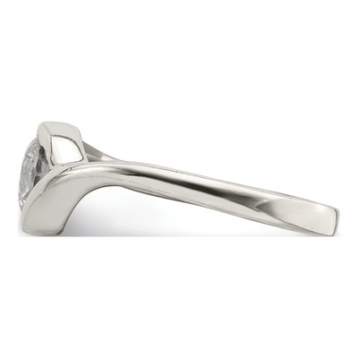 Sterling Silver CZ Ring – view 4