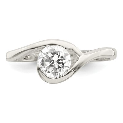 Sterling Silver CZ Ring – view 5