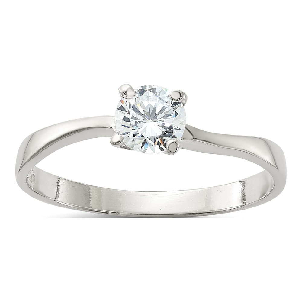 Sterling Silver Cz Ring