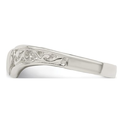 Sterling Silver Heart Ring – view 5