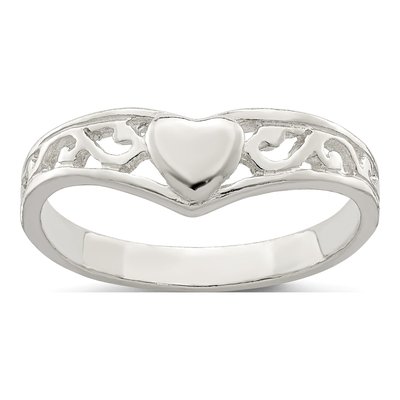 Sterling Silver Heart Ring