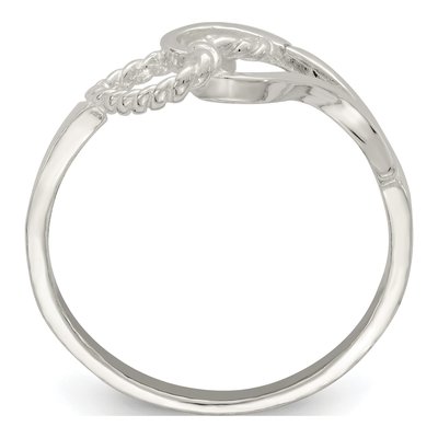 Sterling Silver Heart Ring – view 3