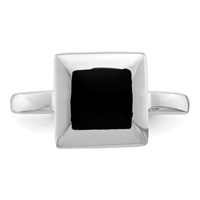 Sterling Silver Onyx Ring – view 6