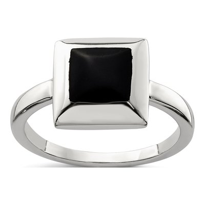 Sterling Silver Onyx Ring