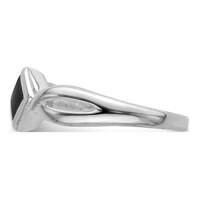 Sterling Silver Onyx Ring – view 5
