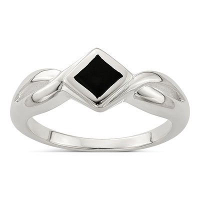 Sterling Silver Onyx Ring
