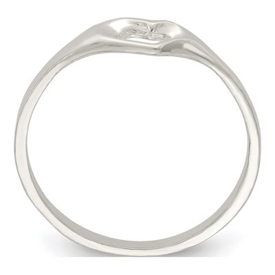 Sterling Silver Heart Ring – view 3