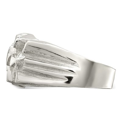 Men's Sterling Silver Nugget Ring – view 5