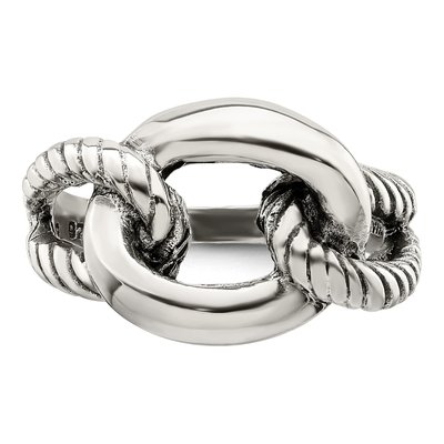 Sterling Silver Antiqued Ring – view 6
