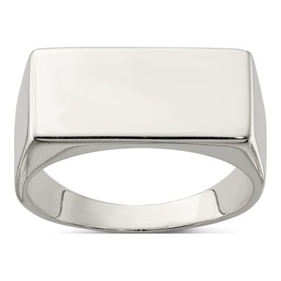 Men's Sterling Silver Signet Ring