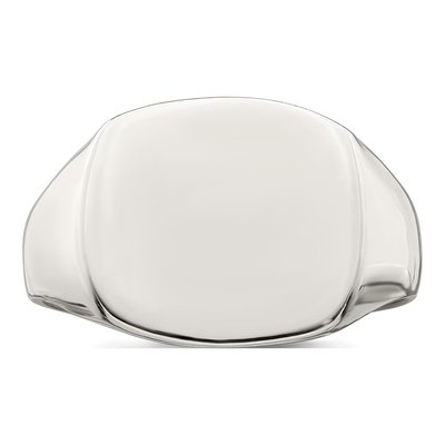 Men's Sterling Silver Signet Ring – view 6