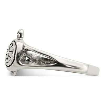 Sterling Silver Turtle Ring – view 3