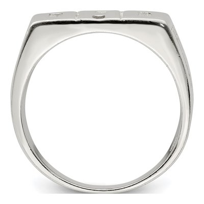 Men's Sterling Silver Dad Ring – view 3