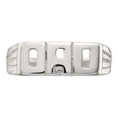 Men's Sterling Silver Dad Ring – view 6