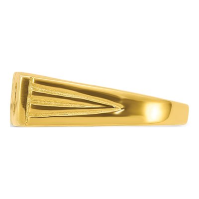 Men's Gold-Plated Sterling Silver DAD Ring – view 4