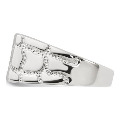 Men's Sterling Silver Nugget Ring – view 5
