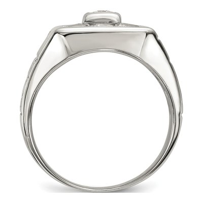 Men's Sterling Silver CZ Fashion Ring – view 3