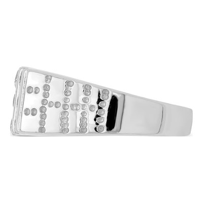 Men's Sterling Silver CZ Ring – view 4