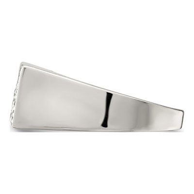 Men's Sterling Silver CZ Fashion Ring – view 4