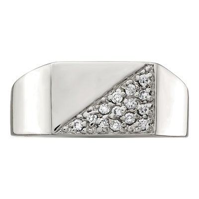 Men's Sterling Silver CZ Fashion Ring – view 5