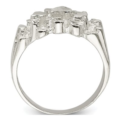 Men's Sterling Silver Nugget Ring – view 3