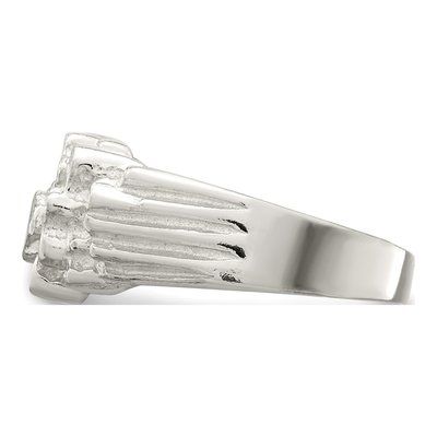 Men's Sterling Silver Nugget Ring – view 5