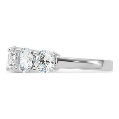 Sterling Silver CZ 5-Stone Ring – view 5