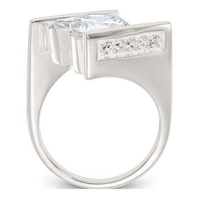 Sterling Silver CZ Ring – view 3