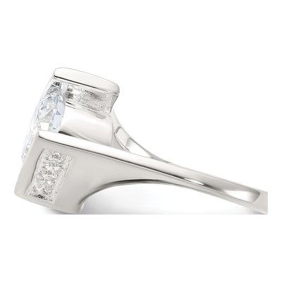 Sterling Silver CZ Ring – view 4