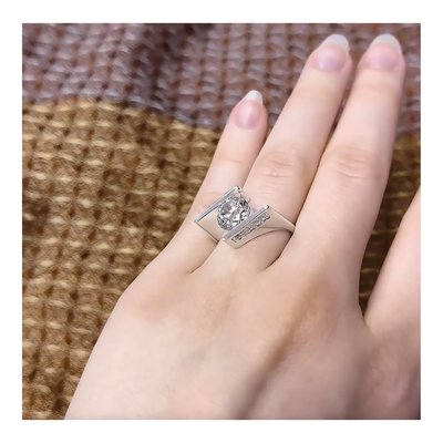 Sterling Silver CZ Ring – view 8