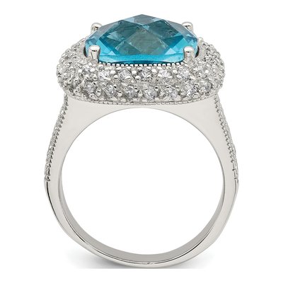 Sterling Silver CZ Ring – view 3