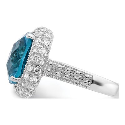 Sterling Silver CZ Ring – view 4