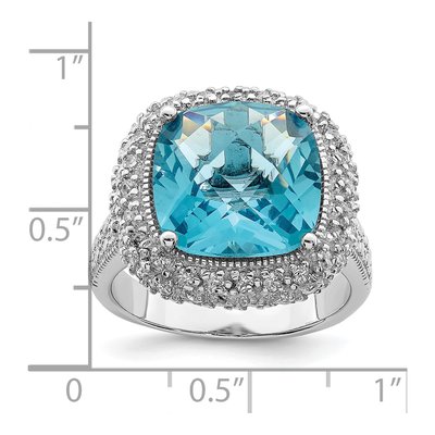Sterling Silver CZ Ring – view 5