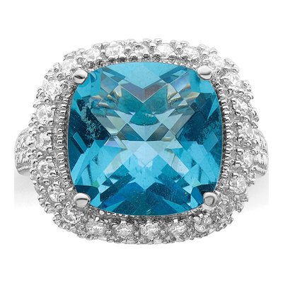 Sterling Silver CZ Ring – view 6