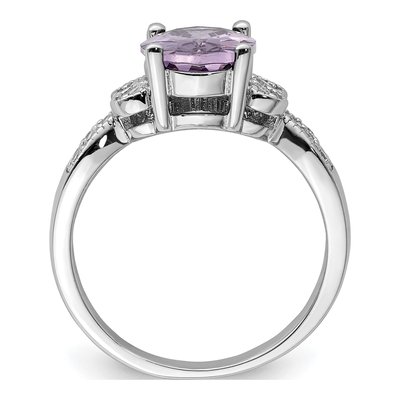 Sterling Silver CZ Ring – view 3