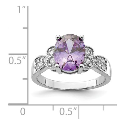 Sterling Silver CZ Ring – view 4