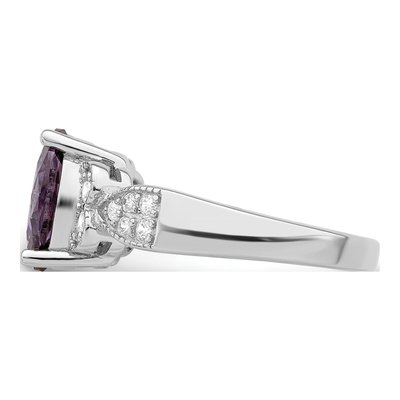 Sterling Silver CZ Ring – view 5
