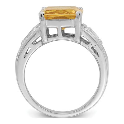 Sterling Silver CZ Clear Ring – view 3