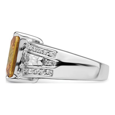 Sterling Silver CZ Clear Ring – view 5