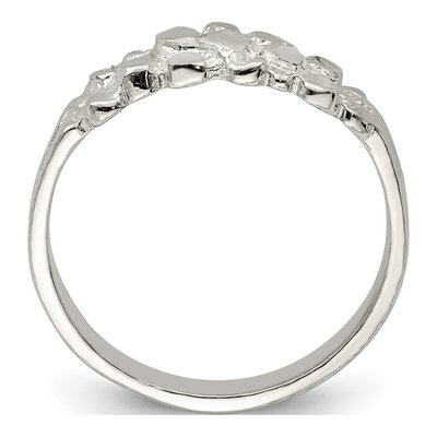 Sterling Silver Nugget Ring – view 3