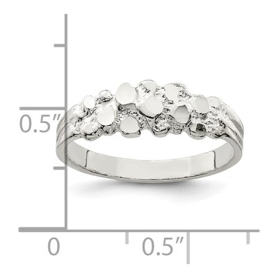 Sterling Silver Nugget Ring – view 4