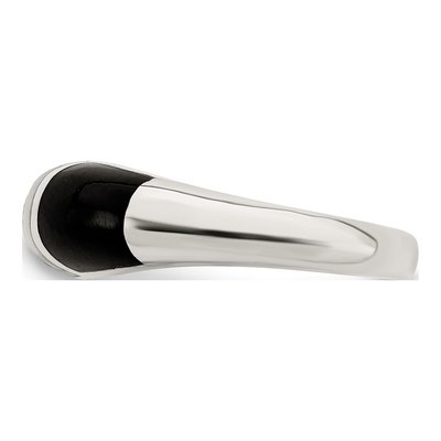 Sterling Silver Mother of Pearl & Onyx Ring – view 4