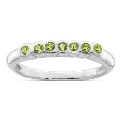 Sterling Silver Peridot Ring
