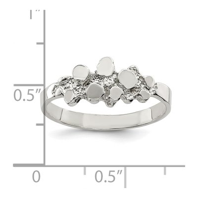 Sterling Silver Nugget Ring – view 4