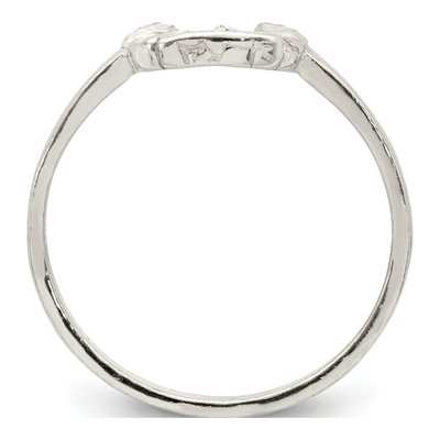 Sterling Silver Horseshoe Ring – view 3