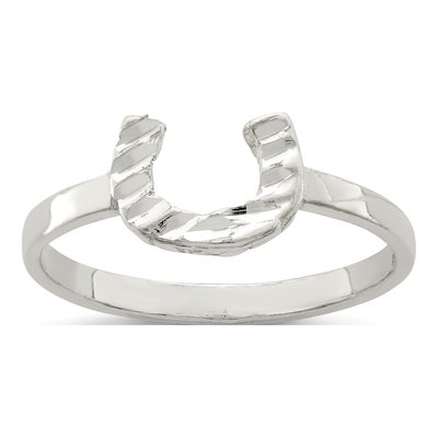 Sterling Silver Horseshoe Ring