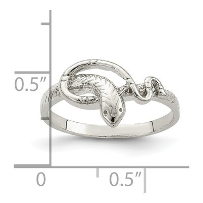 Sterling Silver Snake Ring – view 4