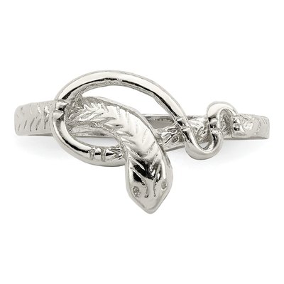 Sterling Silver Snake Ring – view 6